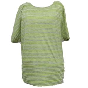 New Directions Weekend Stripe Top Size XL